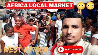 West Africa Market. BO city, Sierra Leone Local market visit in Africa Indian @ Africa 