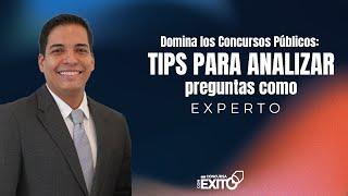 Tips Para Contestar Preguntas En Concursos Públicos como experto