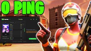 How To Get 0 PING In Fortnite Season OG  (Low Ping TOOL)