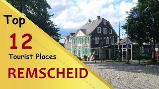 "REMSCHEID" Top 12 Tourist Places | Remscheid Tourism | GERMANY