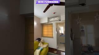 Furnished 1BHK Apartment For Rent || #flatforrent #luxuriousflats #flatforsell #luxuryflats