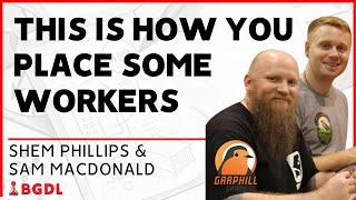 How to design a worker placement game with Shem Phillips & Sam Macdonald