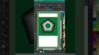 Polygon tool Blend Tool Design in CorelDraw Tutorials #short #coreldraw
