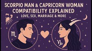 Scorpio Man & Capricorn Woman Compatibility EXPLAINED: Love, Sex, Marriage & More