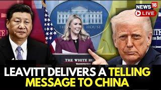 Trump Optimistic On Reaching Deal With China, White House Press Secretary Karoline Leavitt Says LIVE