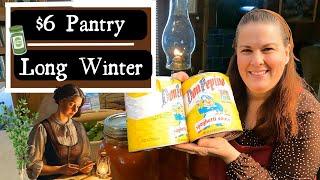 $6 Amazing Pantry Deal, FRUGAL Long Winter Pantry Shelf