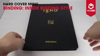 【Ycube】Inside Binding Style丨Ycube Branding丨#MenuDesign