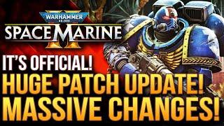 Warhammer 40K Space Marine 2 - MASSIVE Patch Update With Devs! Big Changes, New Content and More!