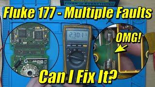 Faulty Fluke 177 Multimeter | Multiple Faults | Can I Fix It?