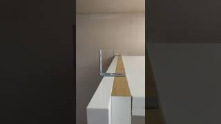Top Tip to fit end panels on your own. #diy #carpentry #kitchenrenovation #kitchentips