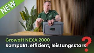 Growatt NEXA 2000–Smarter Solar-Speicher für effiziente Energie-Nutzung, Notstrom und Kostensenkung!