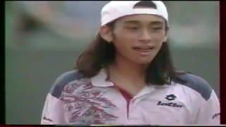 Pete Sampras - Marcelo Rios ( 18 years old ) Roland Garros 1994 Highlights