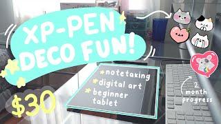 XP-Pen Deco Fun Affordable Drawing Tablet for Beginners & Note-Taking Students | Review & Unboxing