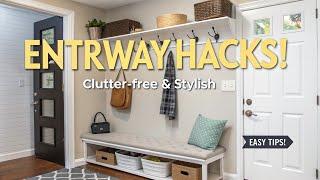 "2025"Smart Storage Ideas to Declutter Your Entryway!"