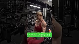 biceps curl by most muscular girl #girlpower #girl #biceps #armsworkout #arms #fitness #reels #share