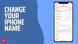 How to change iPhone Name so that other's can find your iPhone easily