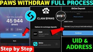 Paws Token Claim | How to Withdraw Paws Airdrop | Claim $PAWS Centralized Exchanges |Paws New Update