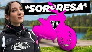MY GIRLFRIEND'S NEW MOTORCYCLE!  *Surprise for Alessia*