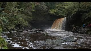  4K - Sgwd Gwladys - Lady Falls - Vale of Neath, October 20th 2021