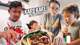 FIRST TIME NYA MAGLUTO NITO! FILIPINO FOOD! KARE KARE! | THE NIAN FAM  