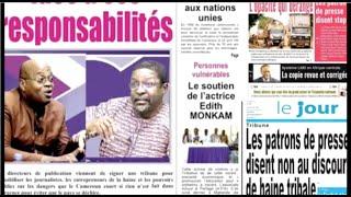 MEDIA BOSSES SAY NO! TO TRIBALISM AND HATE SPEECH IN CAMEROON - EQUINOXE TV