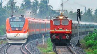 Trains in Heavy Rain | Part -2 | EAST COAST+ FALAKNUMA+ MUMBAI MAIL+ TAMRALIPTA+ PURI SHATABDI EXP