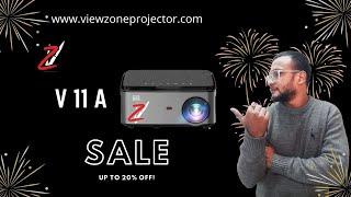 Best Budget Full HD Projector With Android Features in 2022/ ViewZone Projector./ V11 A