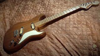 Masterbuilt mahogany Stratocaster