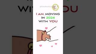 Gomu Peachu new year  #shorts #short #love #newyear #bubududu #gomupeachulovestory #funny