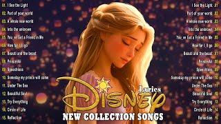 Walt Disney Songs Collection with Lyrics 2024  The Most Romantic Disney Songs  Disney Soundtracks