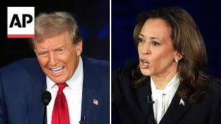 Trump and Harris spar over economy and abortion in their first debate