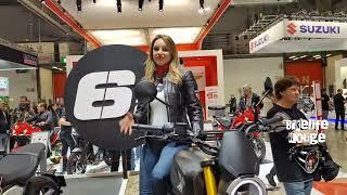 Girls on Eicma motorcycle show