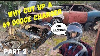 1969 Dodge Charger Daytona stockcar build part 2...the Chassis work