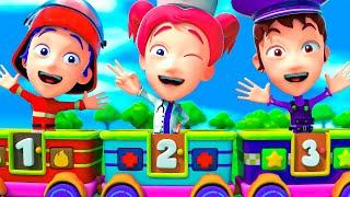 Super Rescue Team on the Train‍️ | Kids Song by Nomad Kids 