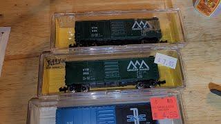 Vintage N Atlas 40' box car upgrade/modernization.