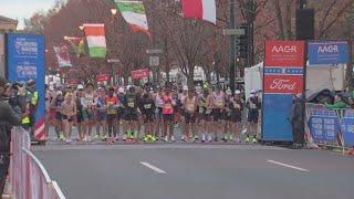 Thousands of runners take part in Philadelphia Marathon