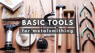 TOOLS you need to start SILVERSMITHING! Jewelry making beginner starter pack