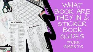 The Happy Planner | Sticker Book Inserts | What Book Are They In