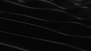 3d abstract waves black background