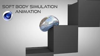 Cinema 4D SOFT BODY SIMULATION & ANIMATION Tutorial