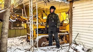 WILL it START?? Massey Ferguson Track Loader Abandoned 30 Years!!
