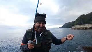 Shore jigging, un doppio strike che alza il morale