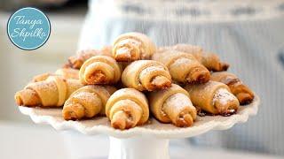 Рогалики с Абрикосовым Джемом и Орехами | Apricot Walnut Rugelach (Rogaliki) | Tanya Shpilko