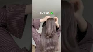 SUPER EASY way of doing the half up half down hairstyle #hair #hairstyle #hairtutorial