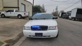 Crown Vic Feniex Police Lights by EFS Houston Emergency Fleet Service