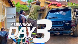 DAY- 3 CUSTOMIZING ALIEN SKIN’s RANGE ROVER TO HAMMER