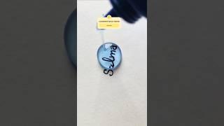 BUBBLE NAME latter Art #shorts#deepindiy#calligraphy#nameart#bubblesort#latteart#diy#diycalligraphy