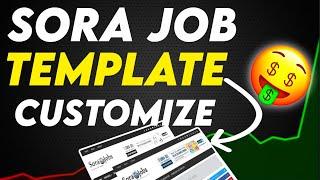 Sora job template full customisation Hindi, Job website make