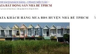 Data bất động sản huyện Nhà Bè TPHCM - Data5s