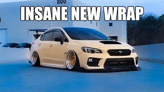 iNSANE SUBARU WRX WRAP REVEAL!! (BEST COLOR YET)